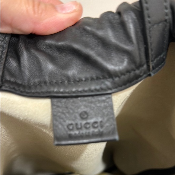 Gucci Cream Drawstring Backpack - Picture 3 of 4